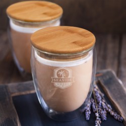 Reusable Coffee Cups - Glass  - Azzurra Glass Set - 350ml