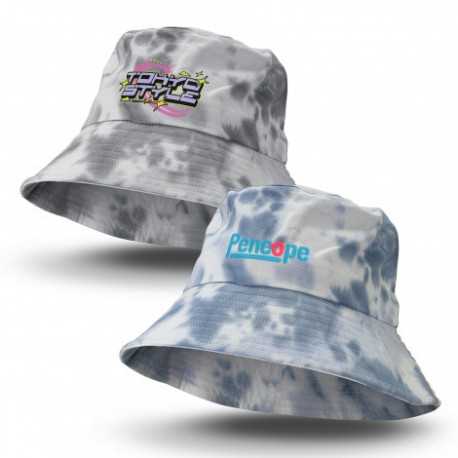 Wide Brim Hats  - Juniper Tie Dye Bucket Hat
