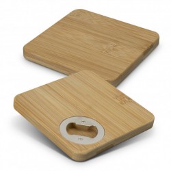 Coasters  - Bamboo Bottle Opener Coaster Set of 2 - Square