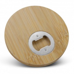 Coasters  - Bamboo Bottle Opener Coaster - Round