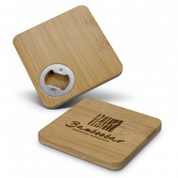 Coasters  - Bamboo Bottle Opener Coaster - Square