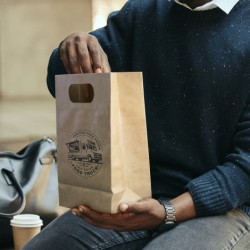 Paper Bags  - Medium Die Cut Paper Bag Portrait