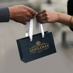 Paper Bags  - Small Ribbon Handle Paper Bag