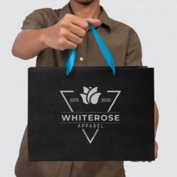 Paper Bags  - Large Ribbon Handle Paper Bag