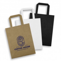 Paper Bags  - Medium Flat Handle Paper Bag Portrait