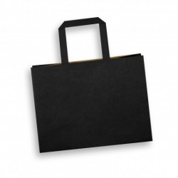 Paper Bags  - Medium Flat Handle Paper Bag Landscape