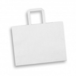 Paper Bags  - Large Flat Handle Paper Bag Landscape