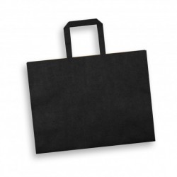 Paper Bags  - Large Flat Handle Paper Bag Landscape