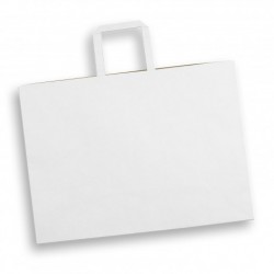 Paper Bags  - Extra Large Flat Handle Paper Bag Landscape