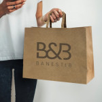 Paper Bags - Extra Large Flat Handle Paper Bag Landscape