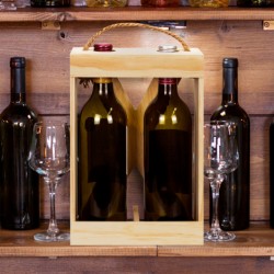 Wine & Bar Accessories  - Catalonia Wine Crate - Double