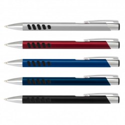 Metal Promotional Pens  - Panama Grip Pen Metal