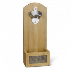 Bottle Openers  - NATURA Bamboo Wall Mounted Bottle Opener