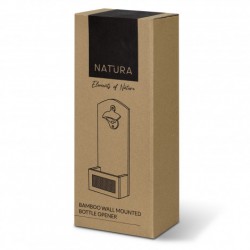 Bottle Openers  - NATURA Bamboo Wall Mounted Bottle Opener