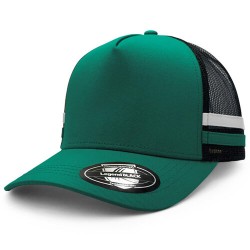 Caps  - Striped Trucker Hat