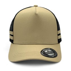 Caps  - Striped Trucker Hat