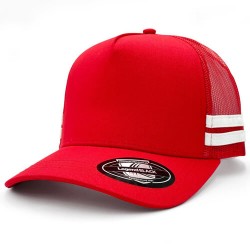 Caps  - Striped Trucker Hat