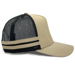 Caps  - Striped Trucker Hat