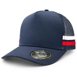 Caps  - Striped Trucker Hat
