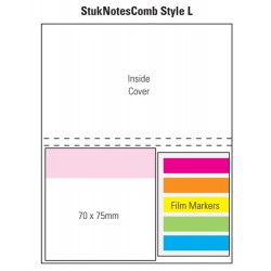 Printed Post It Notes  - Combination Sticky Note Pad