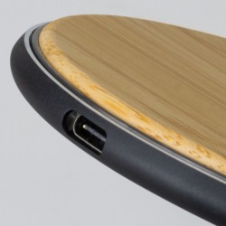 Phone & Tablet Chargers  - Bamboo 15W Wireless Fast Charger