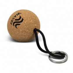 Printed Keyrings  - Cork Floating Key Ring - Round