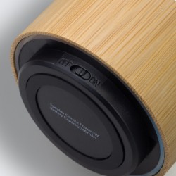 Wired & Bluetooth Speakers  - Bamboo Bluetooth Speaker - Black