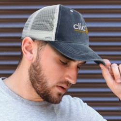 Caps  - Faded Trucker Cap