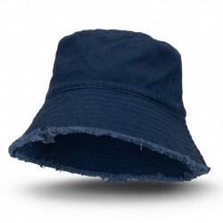 Wide Brim Hats  - Raw Edge Bucket Hat