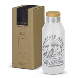 Drink Bottles - Glass  - NATURA Ida Glass Bottle 600ml