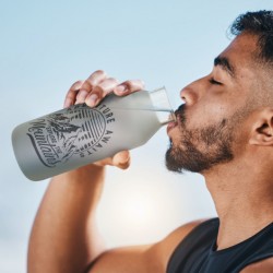 Drink Bottles - Glass  - NATURA Ida Glass Bottle 600ml