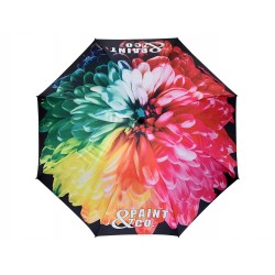 Custom Made Umbrellas  - Designa Full Colour Promo Umbrella-Sea