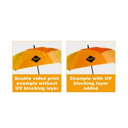 Custom Made Umbrellas  - Custom Made Full Colour Golf Umbrella