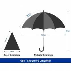 Corporate Umbrellas  - 24 Executive Umbrella