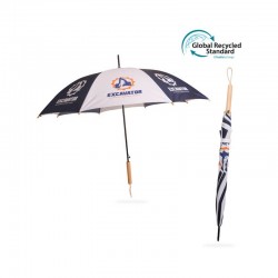 Custom Made Umbrellas  - Custom Made RPET Umbrella with Straight Handle