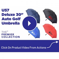 Corporate Umbrellas  - Deluxe 30 Auto Golf Umbrella