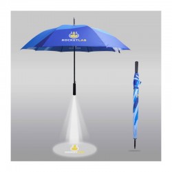 Custom Made Umbrellas  - Deluxe Eight-Panel Umbrella with Projector Lamp(27)