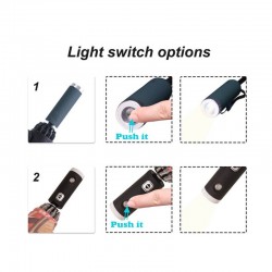 Custom Made Umbrellas  - Folding Ten-Panel Umbrella with LED Light