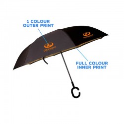 Custom Made Umbrellas - Reversible Folding Umbrella