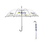 Custom Made Umbrellas - Transparent Eight-Panel Umbrella