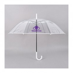 Custom Made Umbrellas  - Transparent Eight-Panel Umbrella