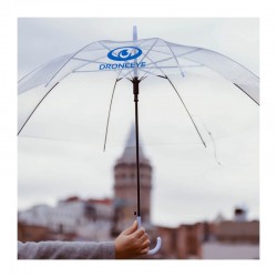 Custom Made Umbrellas  - Transparent Eight-Panel Umbrella