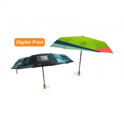 Custom Made Umbrellas  - Triple folding RPET umbrella - auto open and close