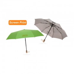 Custom Made Umbrellas  - Triple folding RPET umbrella - auto open and close