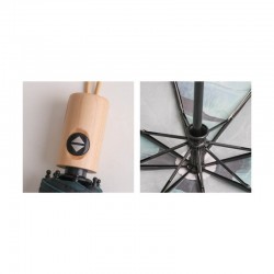 Custom Made Umbrellas  - Triple folding RPET umbrella - auto open and close
