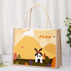 Jute Shopping & Tote Bags  - Custom Made Canvas and Jute Tote Bag