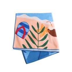 Beach Towels  - 420gsm Microfibre Colour Beach Towel (70x140cm)