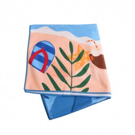 Beach Towels  - 420gsm Microfibre Colour Beach Towel (70x140cm)