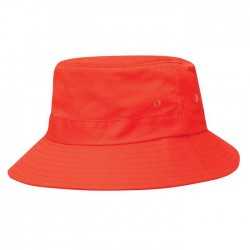 Wide Brim Hats  - Kids Twill Bucket Hat w/Toggle