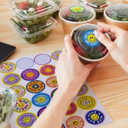 Novelties  - 40mm Circle Gloss Sticker Sheet